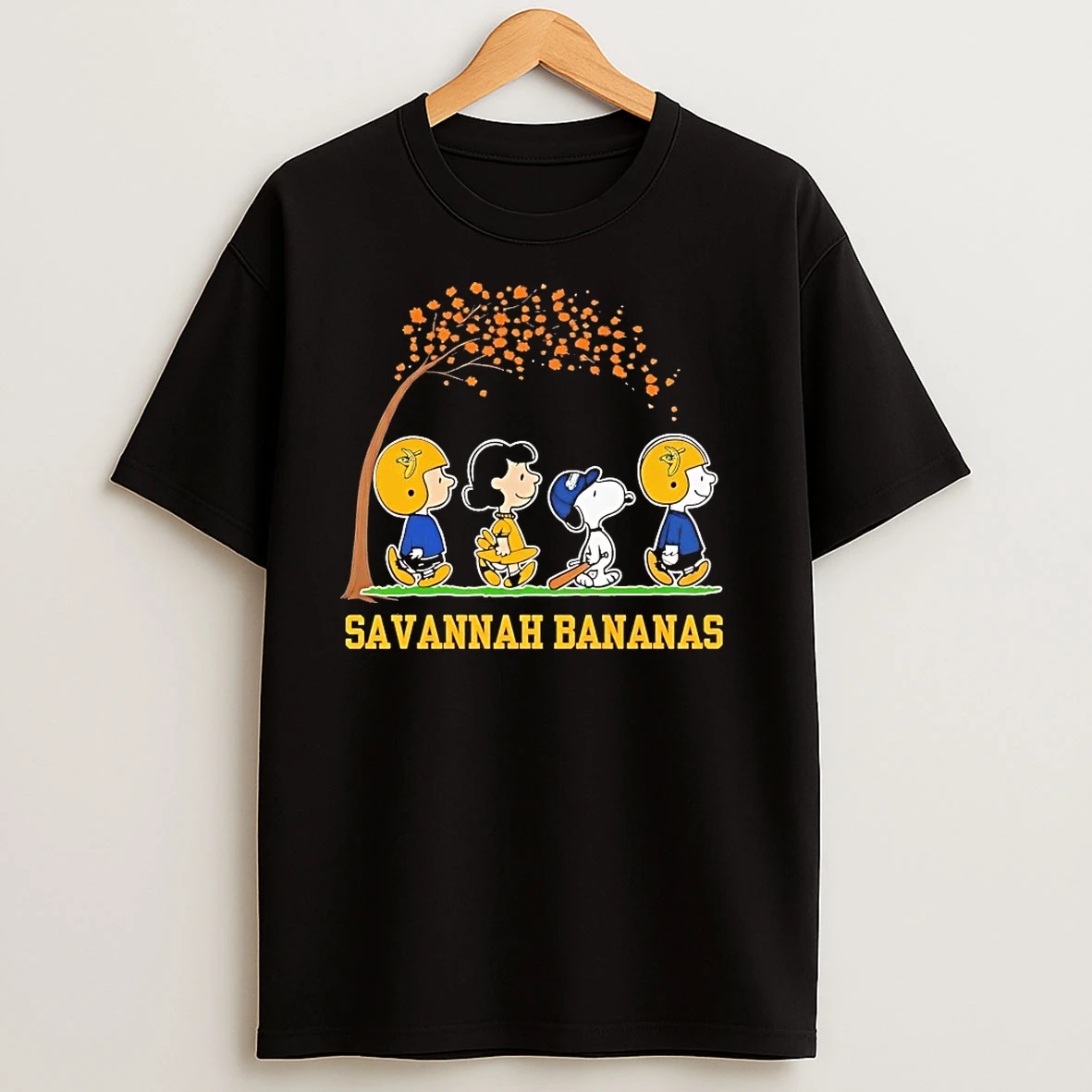Peanuts Autumn Savannah Bananas T Shirts