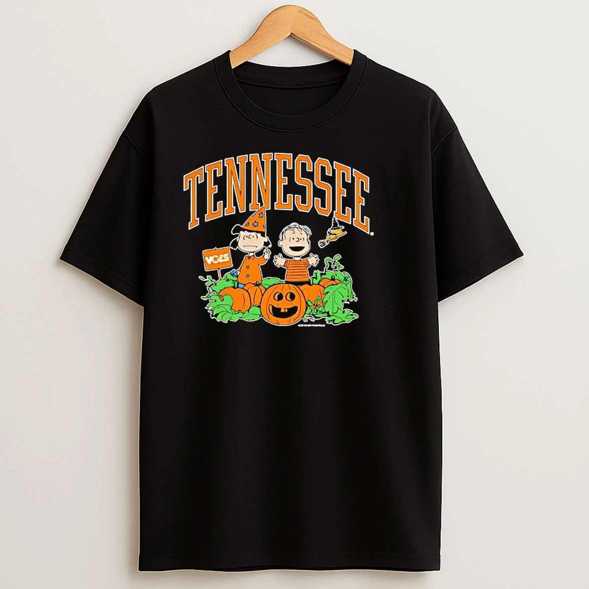 Peanuts Characters X Tennessee Great Pumpkin T Shirts