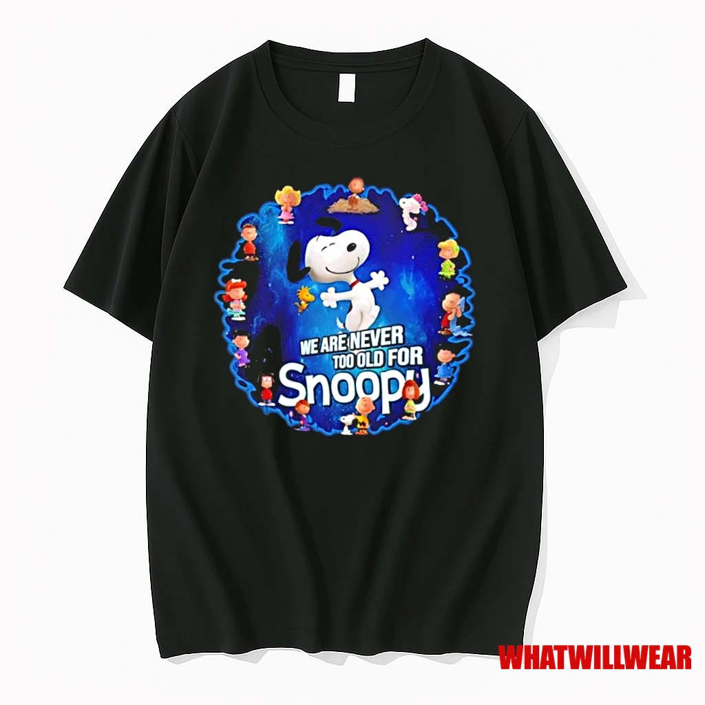 Peanuts Family We Are Never Too Old For Snoopy Shirts