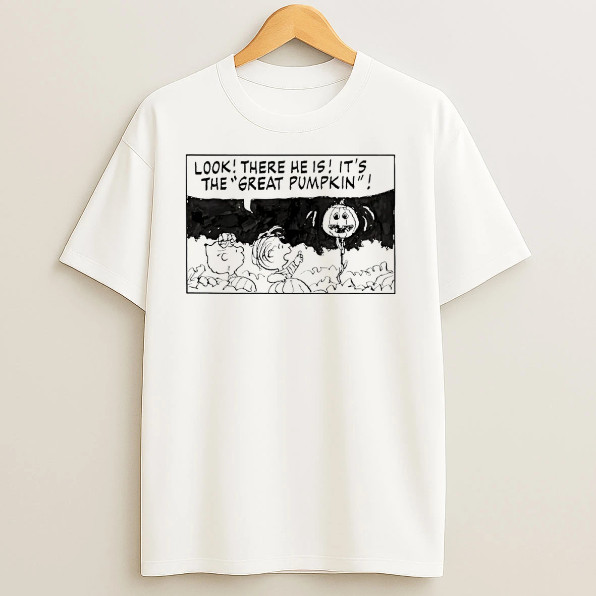 Peanuts Look There He Is Its The Great Pumpkin T Shirts
