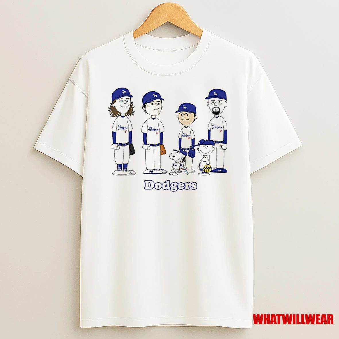 Peanuts X Los Angeles Dodgers 2025 Mlb Postseason Shirts