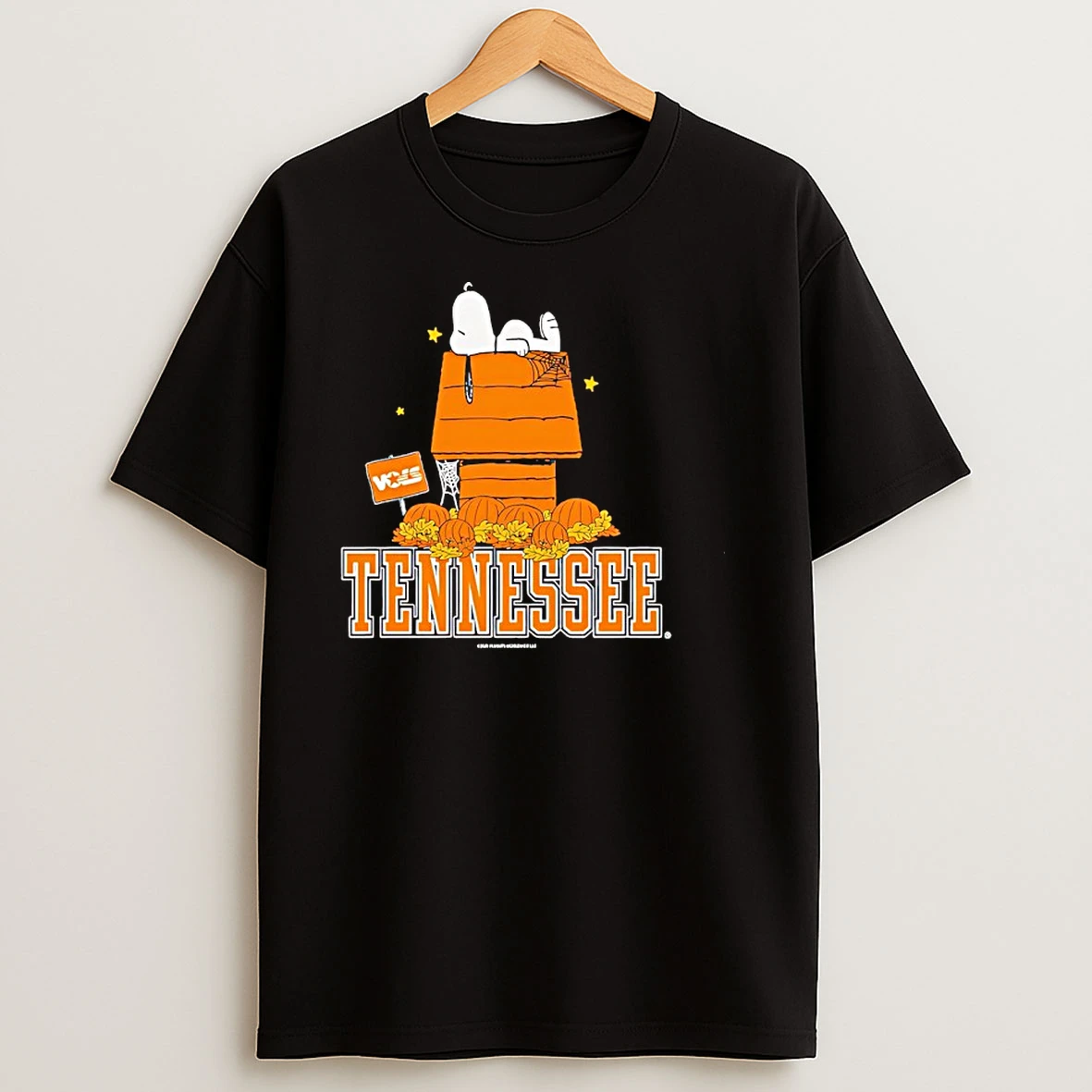 Peanuts X Tennessee Snoopy Pumpkin Patch T Shirts