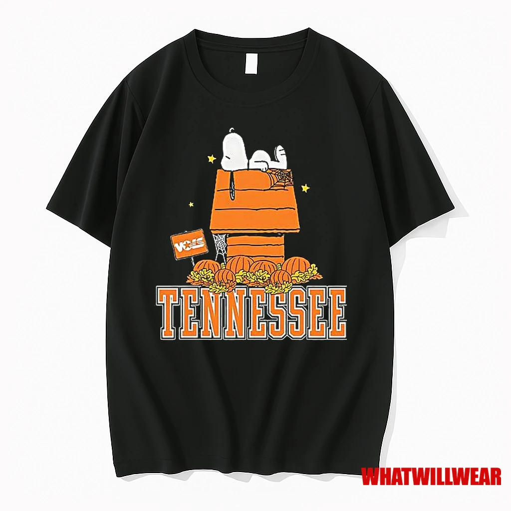 Peanuts X Tennessee Snoopy Pumpkin Patch Halloween Shirts