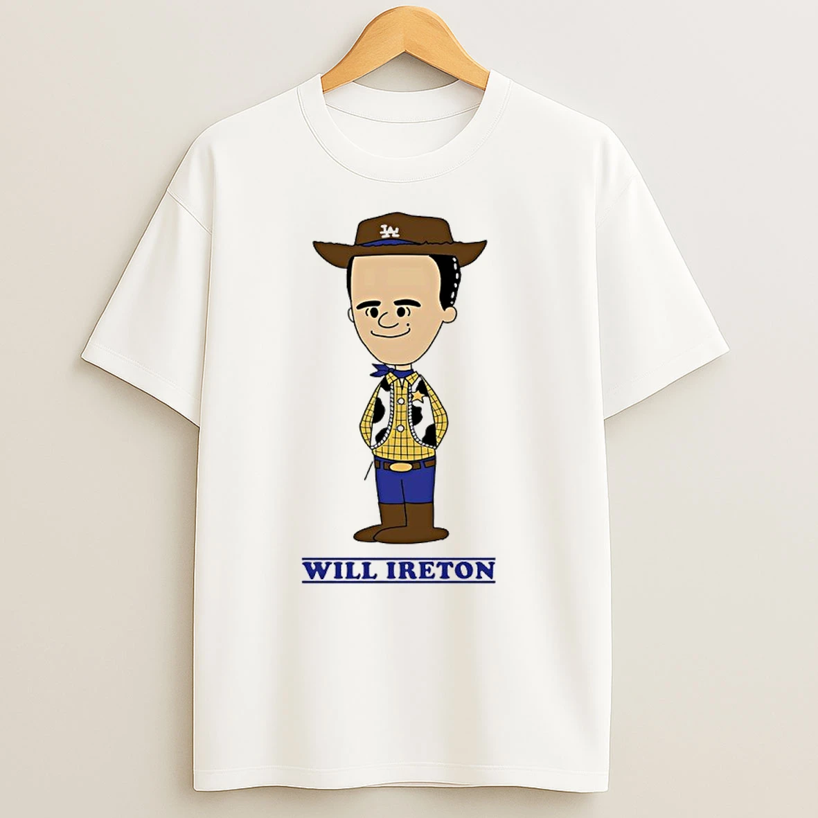 Peanuts X Will Ireton Los Angeles Dodgers Cowboy T Shirts