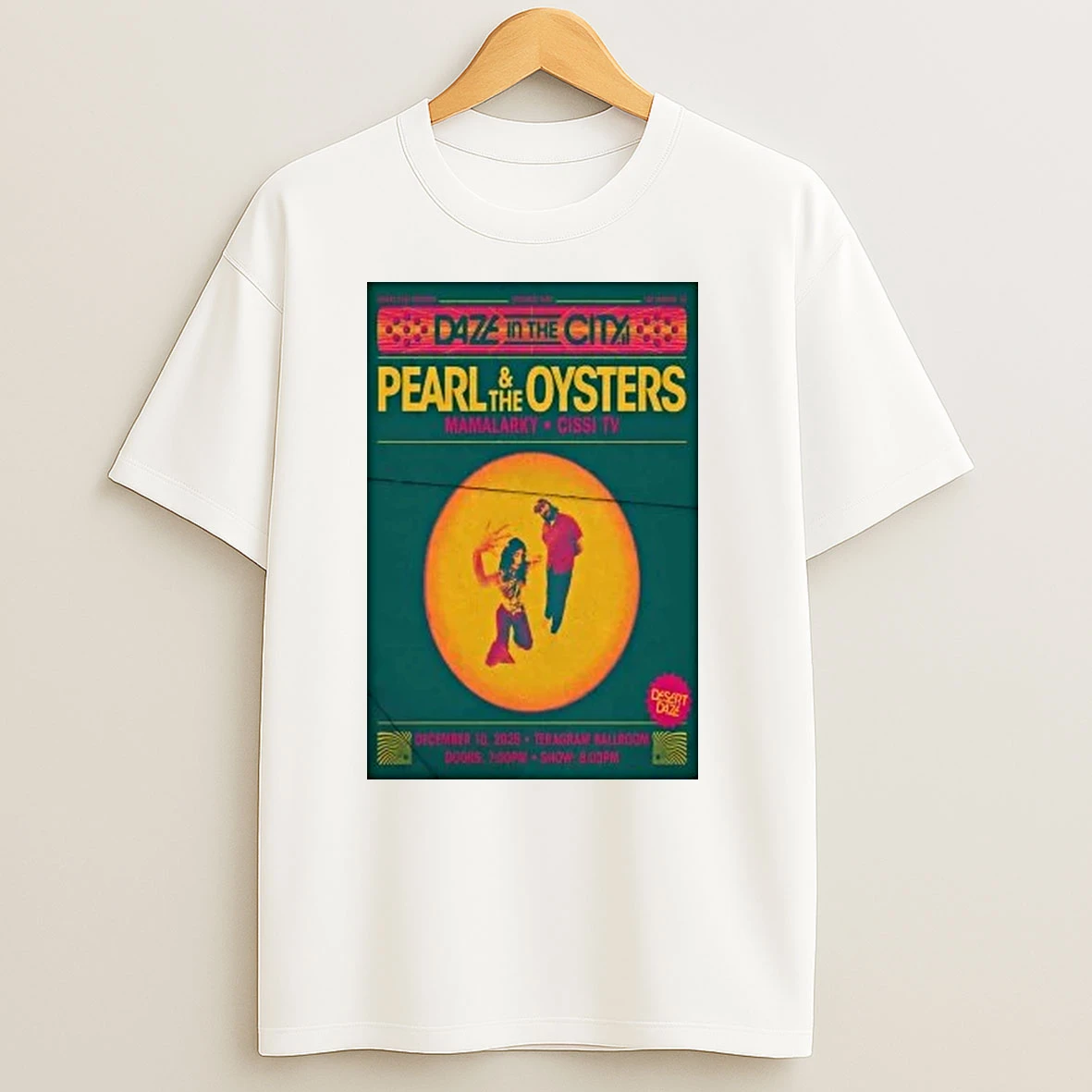 Pearl And The Oysters Los Angeles Tour On Dec 10 2025 Shirts
