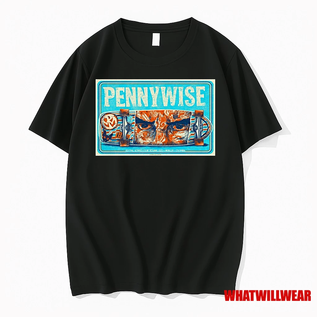 Pennywise Altavoz Festival Medellin Colombia October 13 2025 Shirts