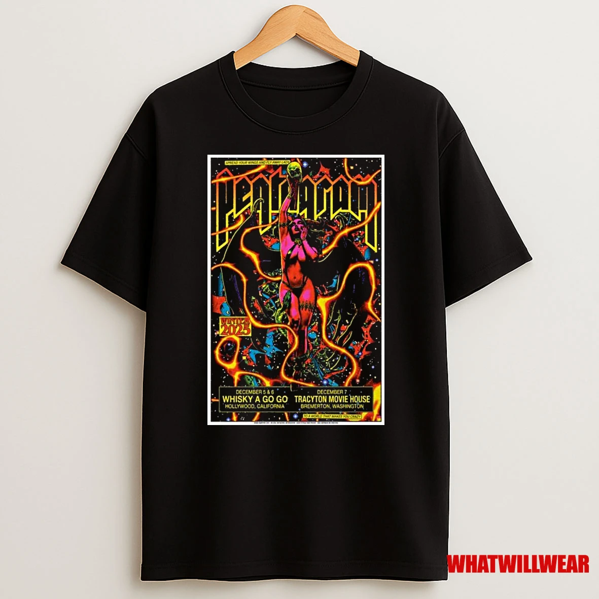 Pentagram Whisky A Go Go Hollywood Ca December 5 6 2025 Shirts