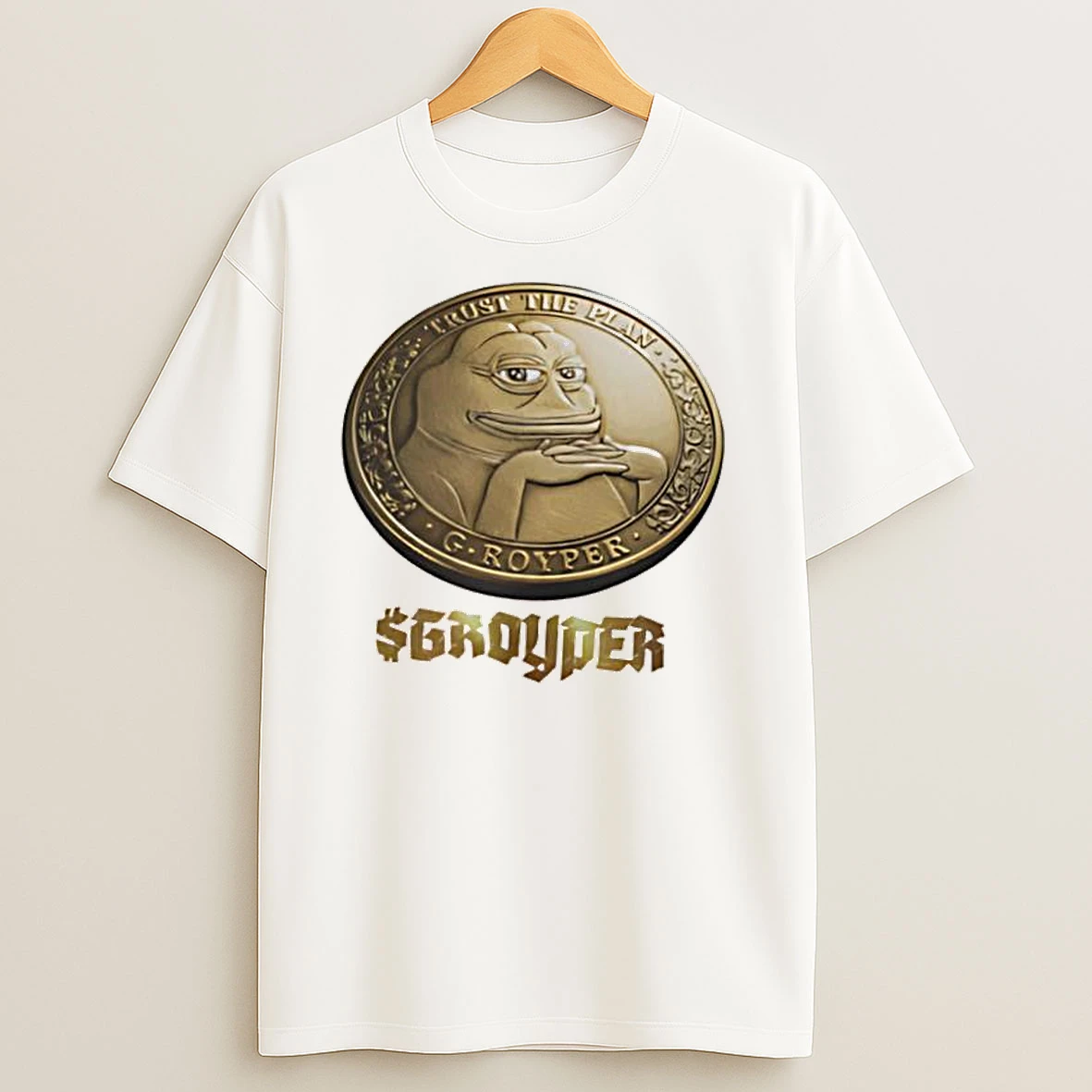 Pepe Frog Meme Groyper The Plan Coin T Shirts