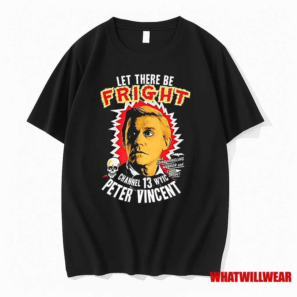 Peter Vincent Fright Night 1984 Channel 13 Wyic Horror Halloween Shirts
