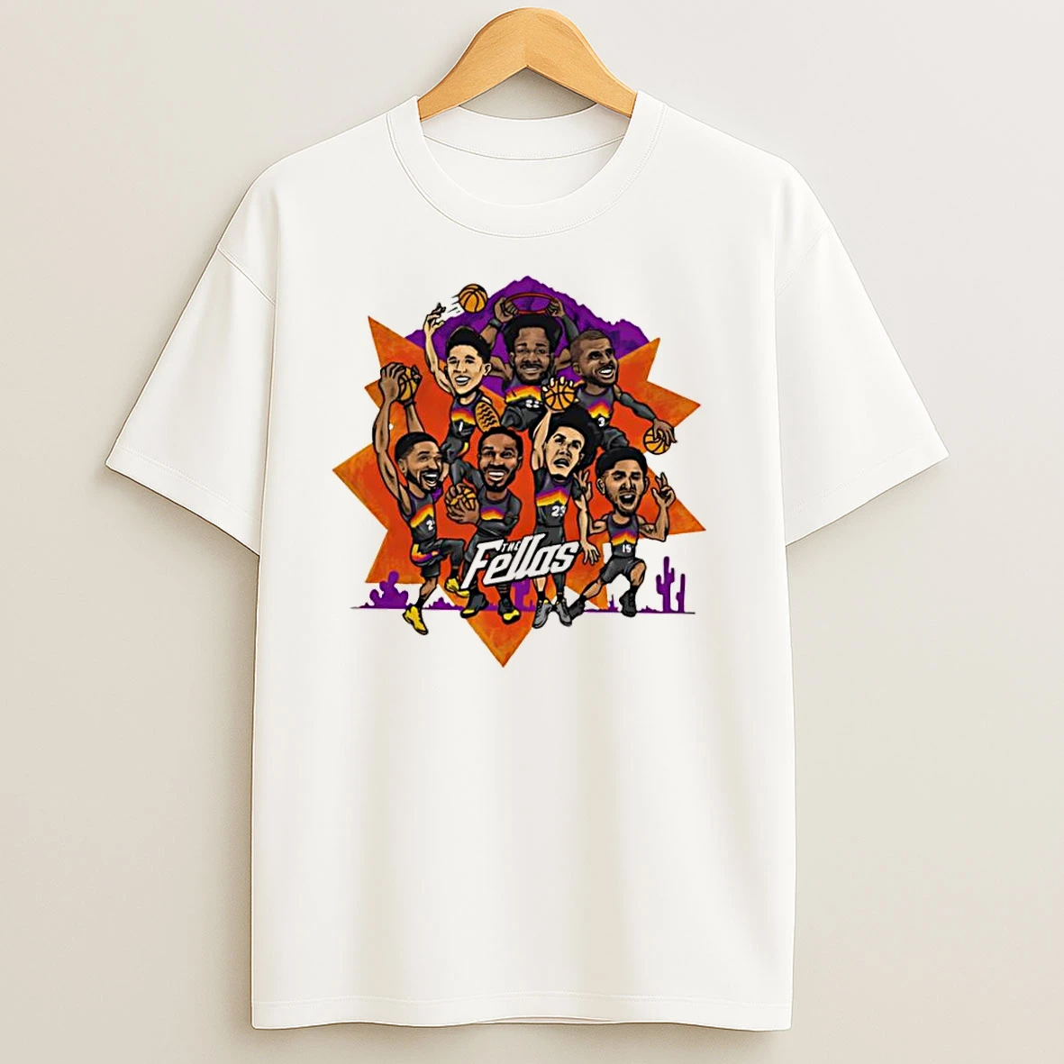 Phenix Suns Nba Basketball Vintage The Fellas T Shirts