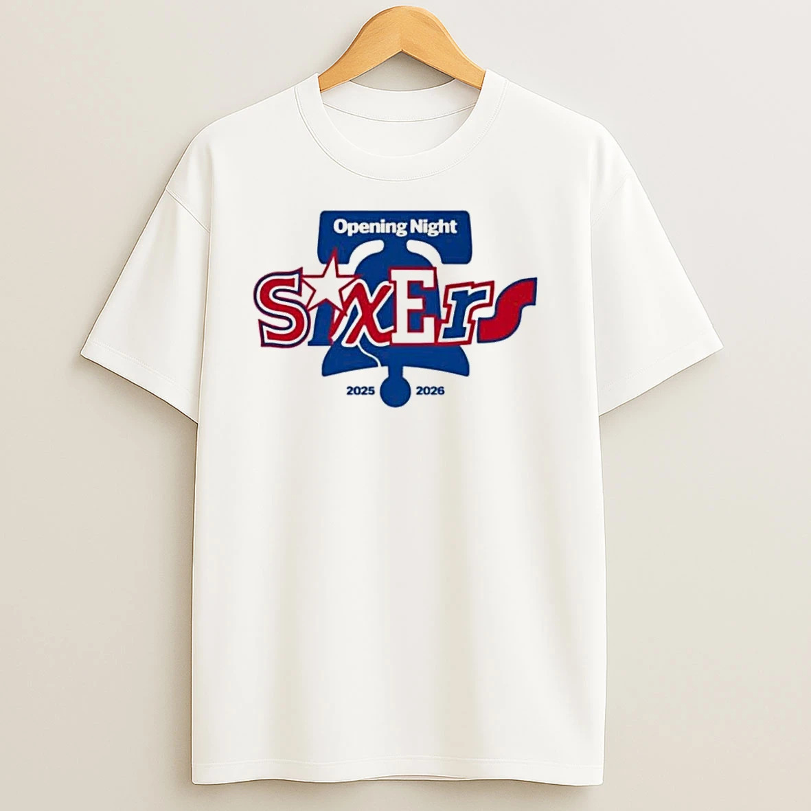 Philadelphia 76ers Opening Night 2025 2026 T Shirts