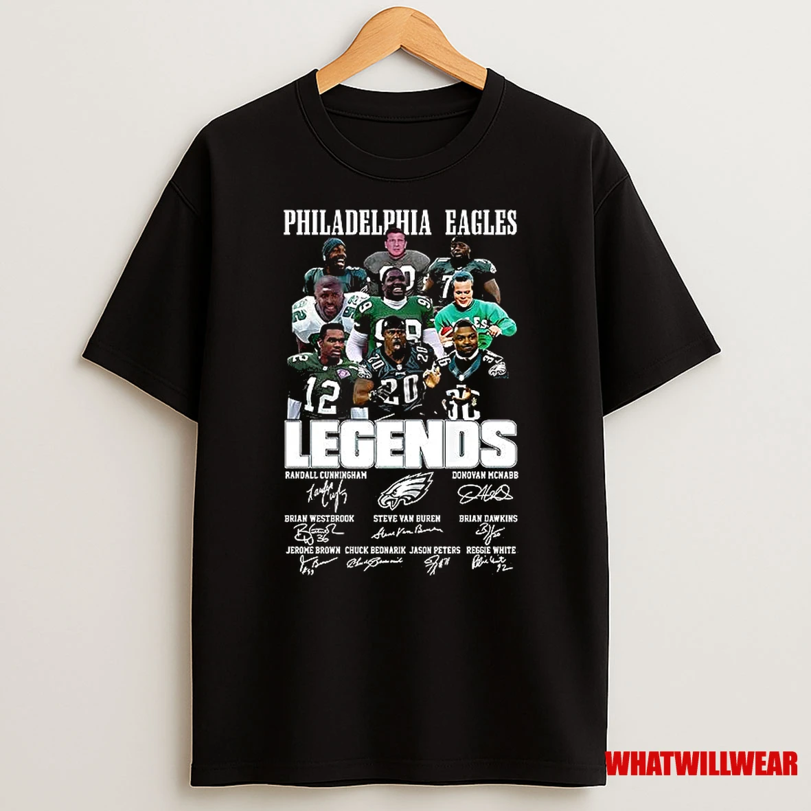 Philadelphia Eagles Legends Vintage Signature Shirts