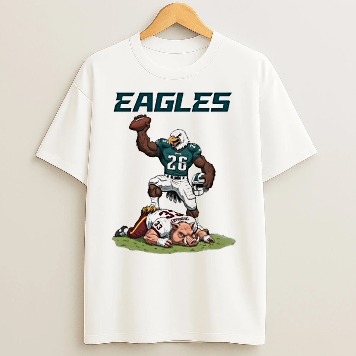 Philadelphia Eagles Vs Washington Commanders Baseball T Shirts