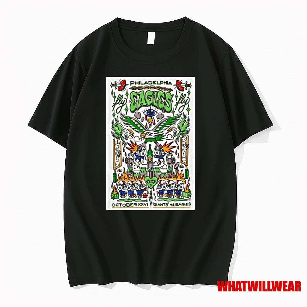 Philadelphia Eagles Vs New York Giants Lincoln Financial Field In Philadelphia Pa Oct 26 2025 Shirts