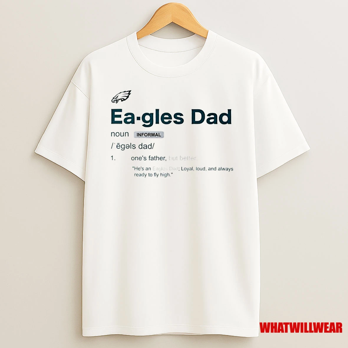 Philadelphia Eagles Dad Definition Ornaments Shirts
