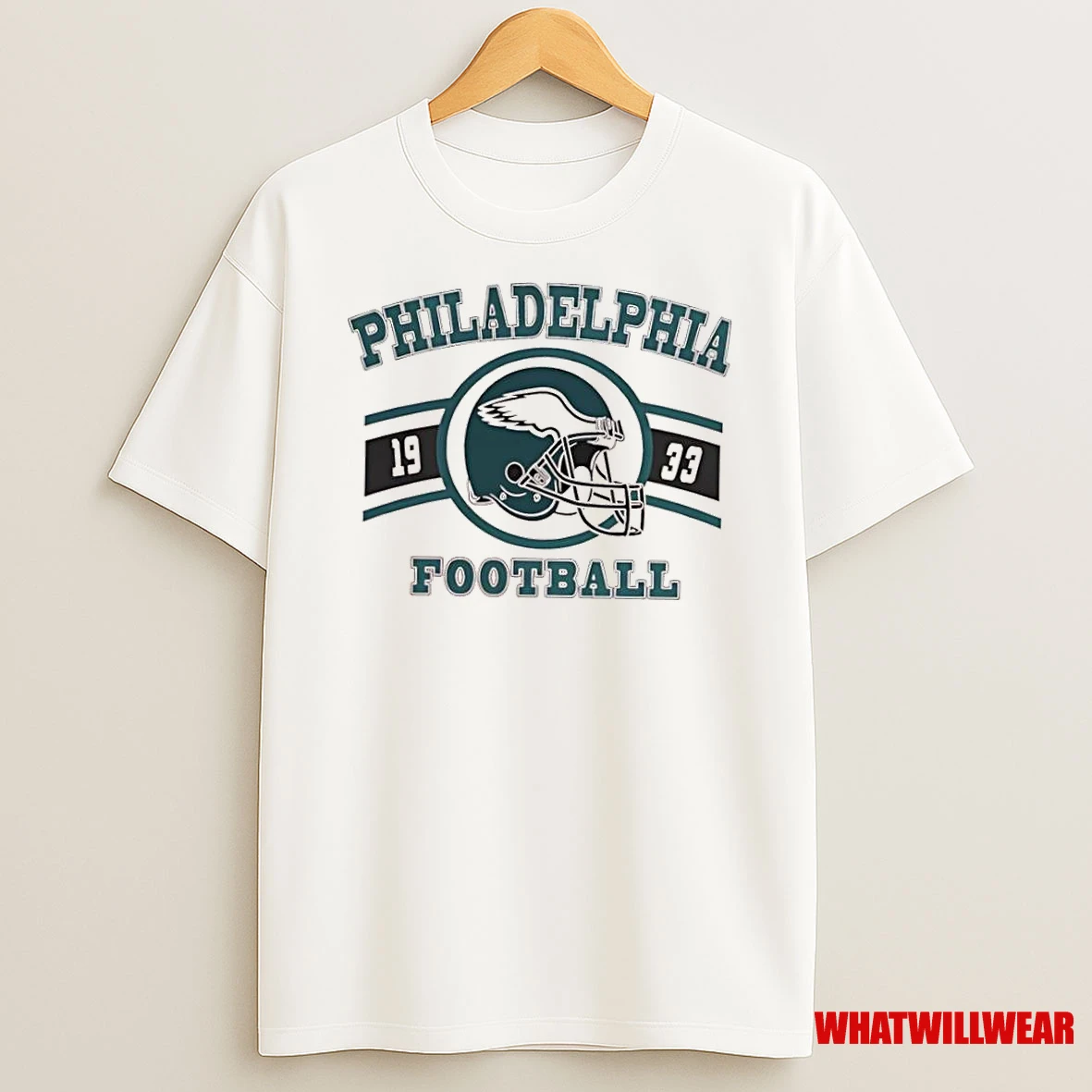 Philadelphia Eagles Football Team 1933 Helmet Logo Shirts
