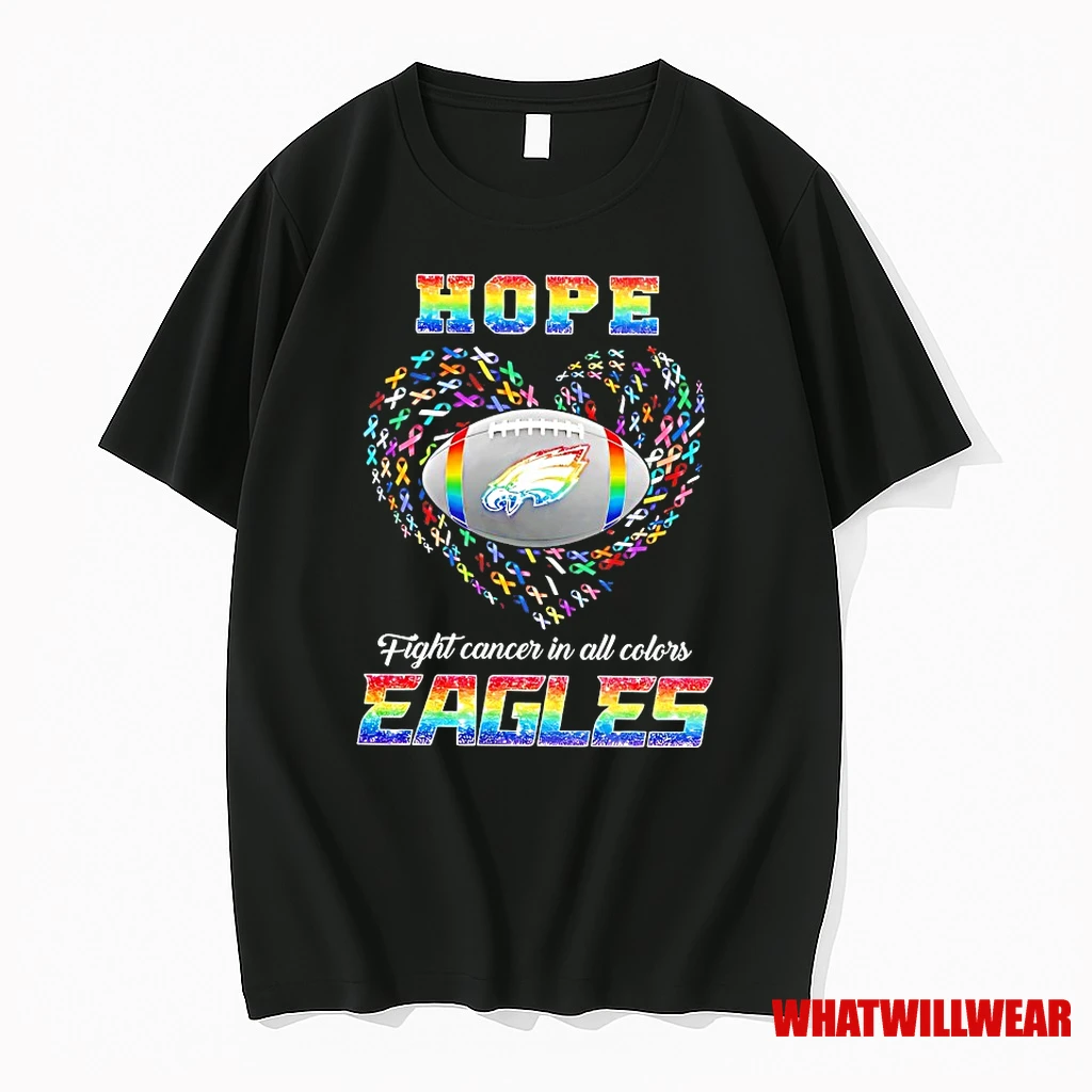 Philadelphia Eagles Hope Fight Cancer In All Colors Shirts