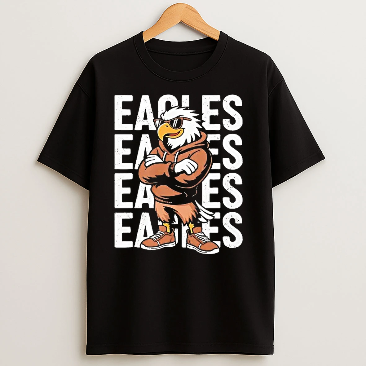 Philadelphia Eagles Stacked Mascot T Shirts