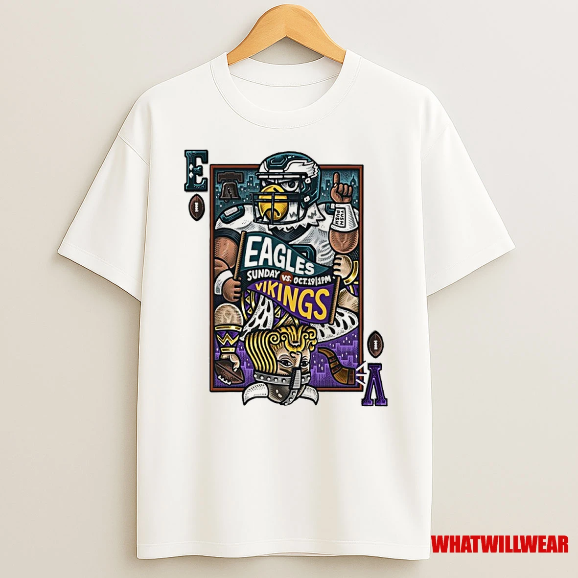Philadelphia Eagles Vs Minnesota Vikings 2025 Game Day Shirts