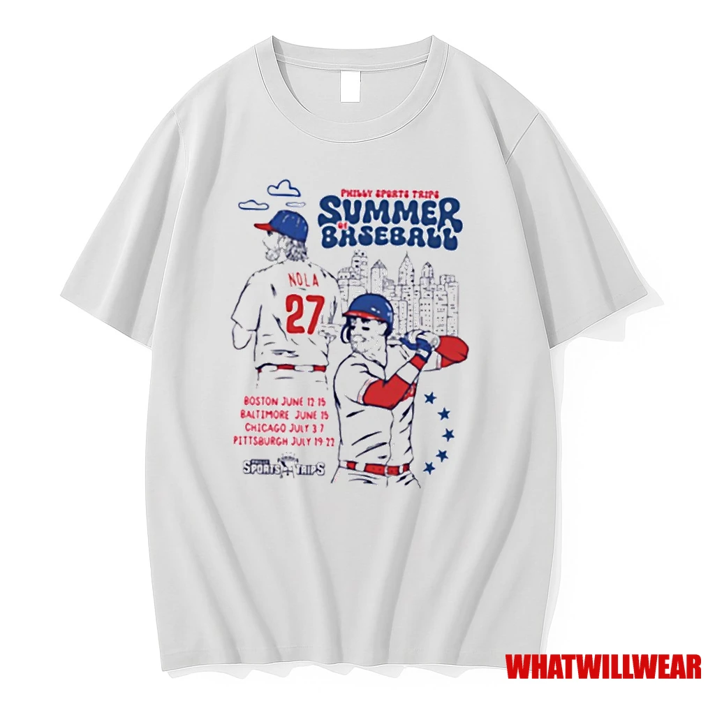 Philadelphia Phillies Aaron Nola Summer Or Baseball Baston June Baseball Shirts
