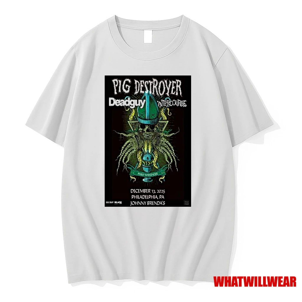 Pig Destroyer Philadelphia Dec 13 2025 Shirts