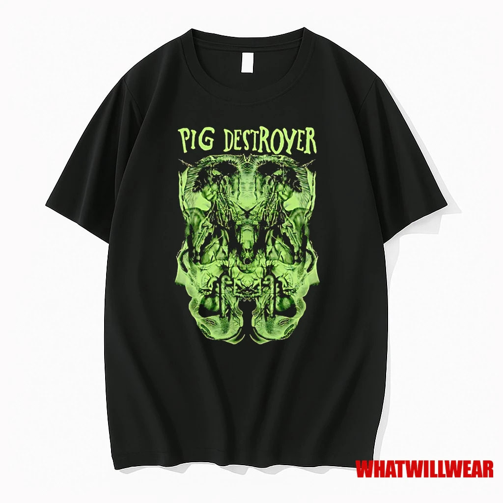 Pig Destroyer Glow In The Dark Skeleton Shirts