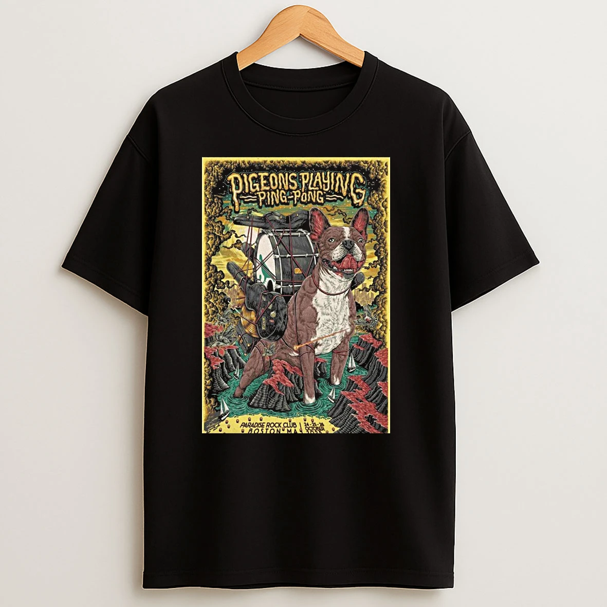 Pigeons Playing Ping Pong 24 26 Oct 2025 In Boston Ma T Shirts
