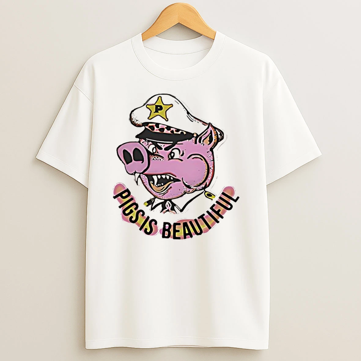 Pigs Is Beautiful Classic T Shirts