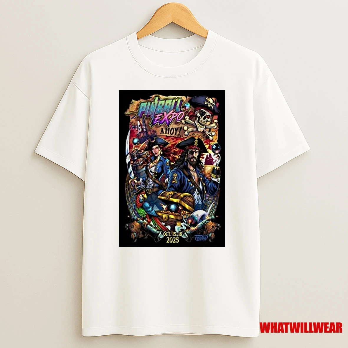 Pinball Expo A Hoy 2025 Shirts