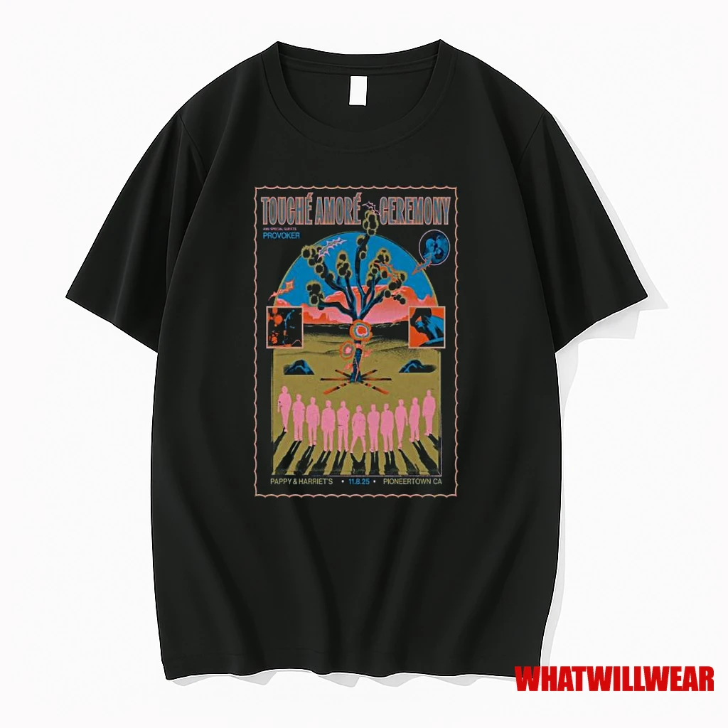 Pioneertown Ca Touche Amore 08 November 2025 Shirts