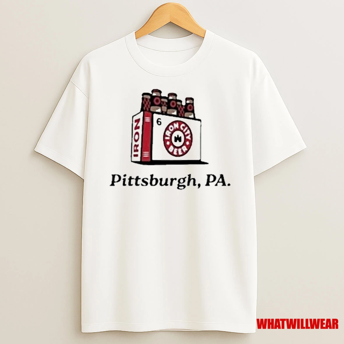 Pittsburgh Brewing Iron City 6 Pack Shirts