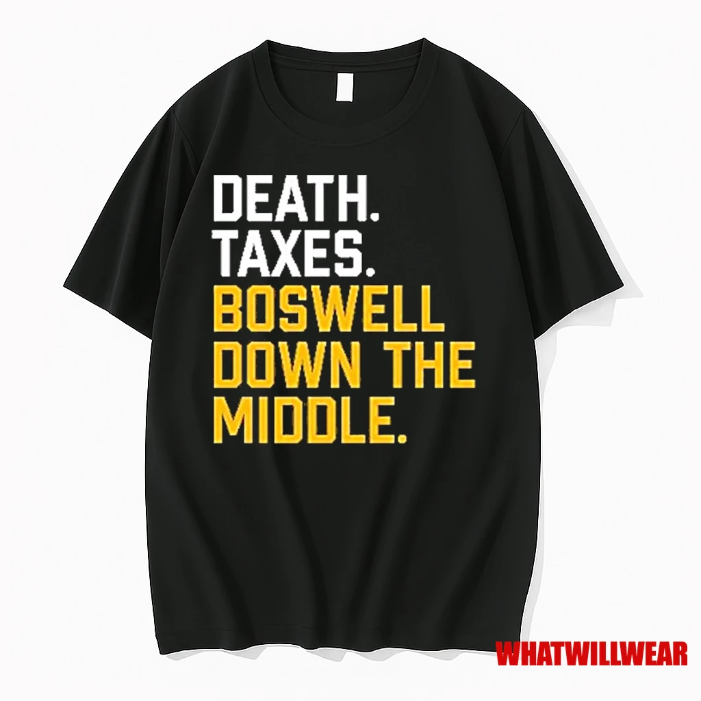 Pittsburgh Death Taxes Boswell Down The Middle Shirts