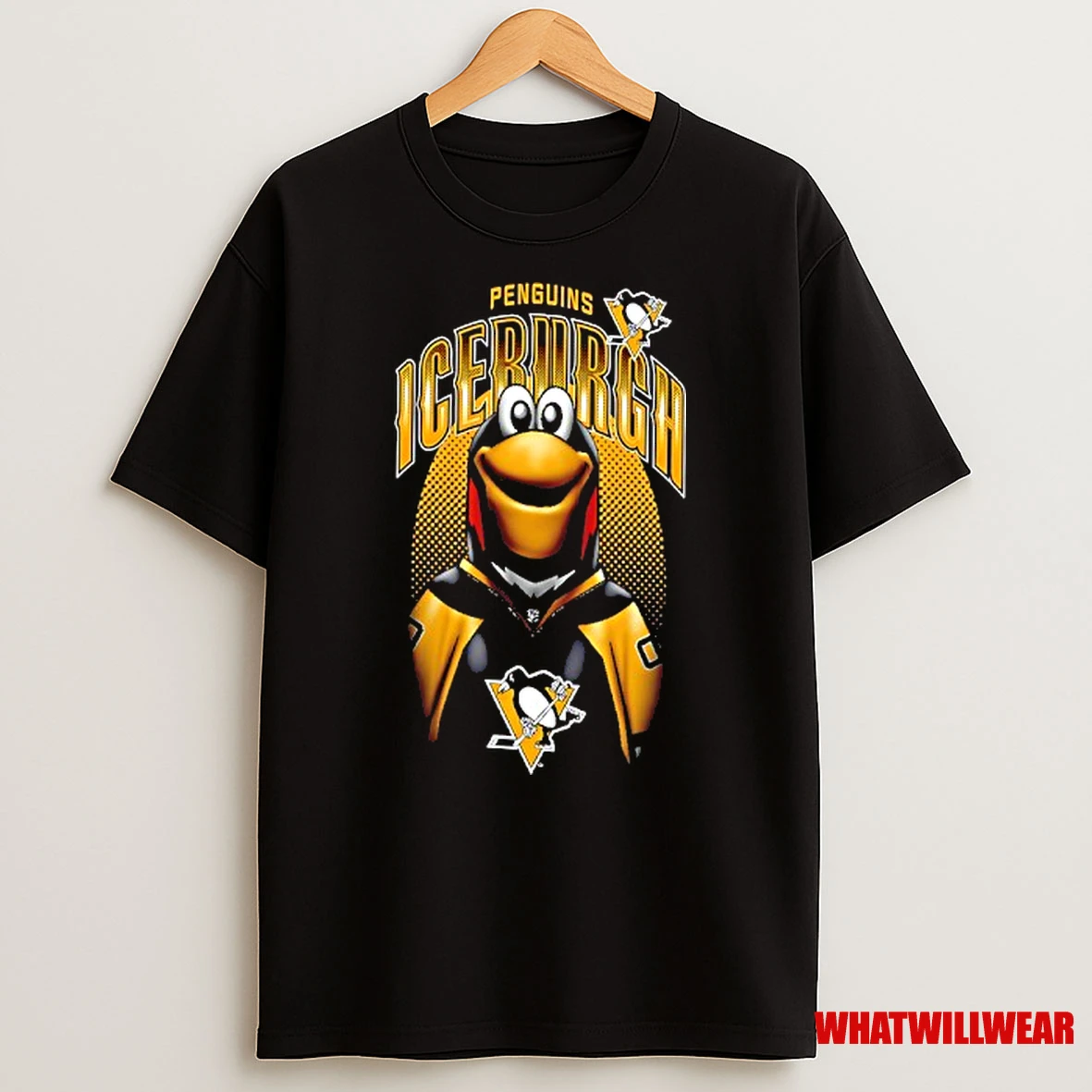 Pittsburgh Penguins Hockey Iceburgh Mascot Highlight Shirts