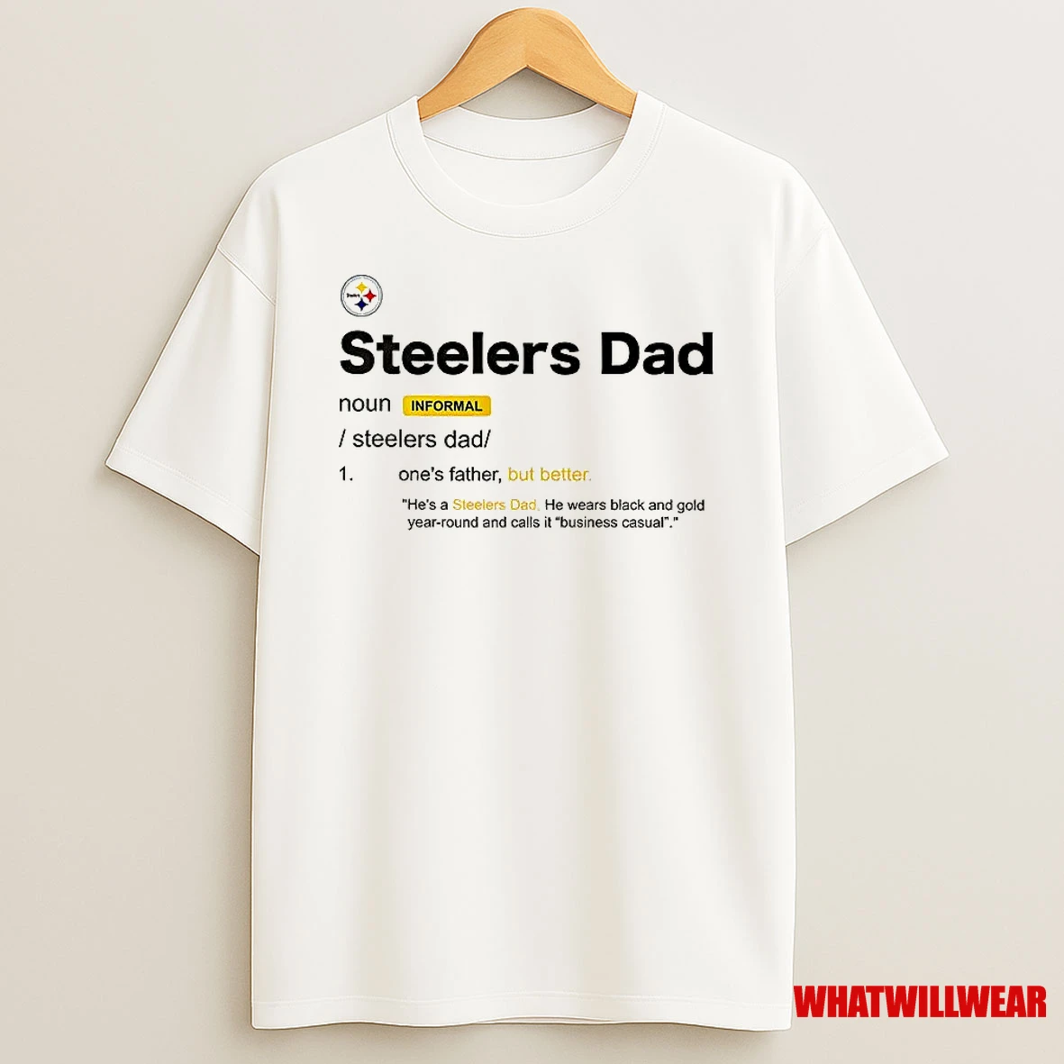 Pittsburgh Steelers Dad Definition Shirts