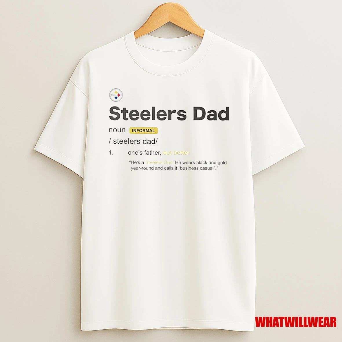 Pittsburgh Steelers Dad Definition Meaning Shirts