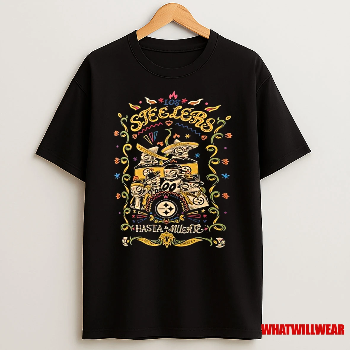 Pittsburgh Steelers Hasta La Muerte Graphic Shirts