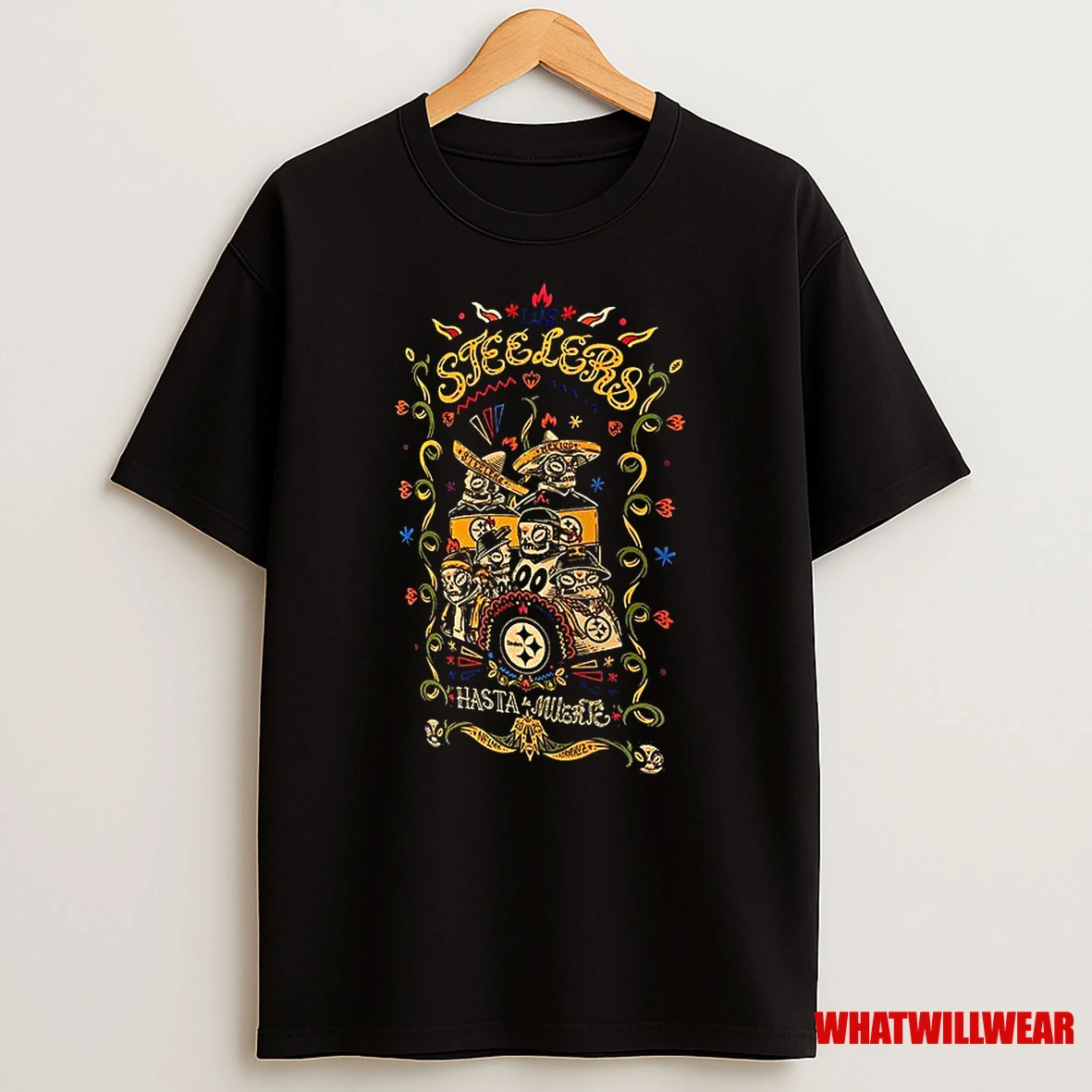 Pittsburgh Steelers Football Hasta La Muerte 2025 Graphic Shirts
