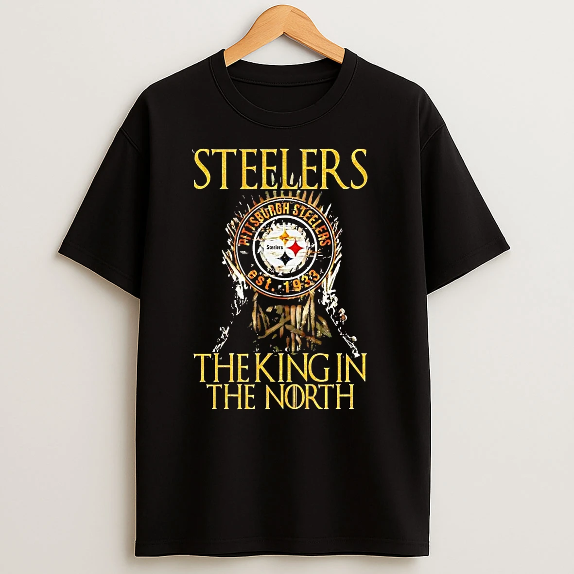 Pittsburgh Steelers Thrones The King Of The North T Shirts