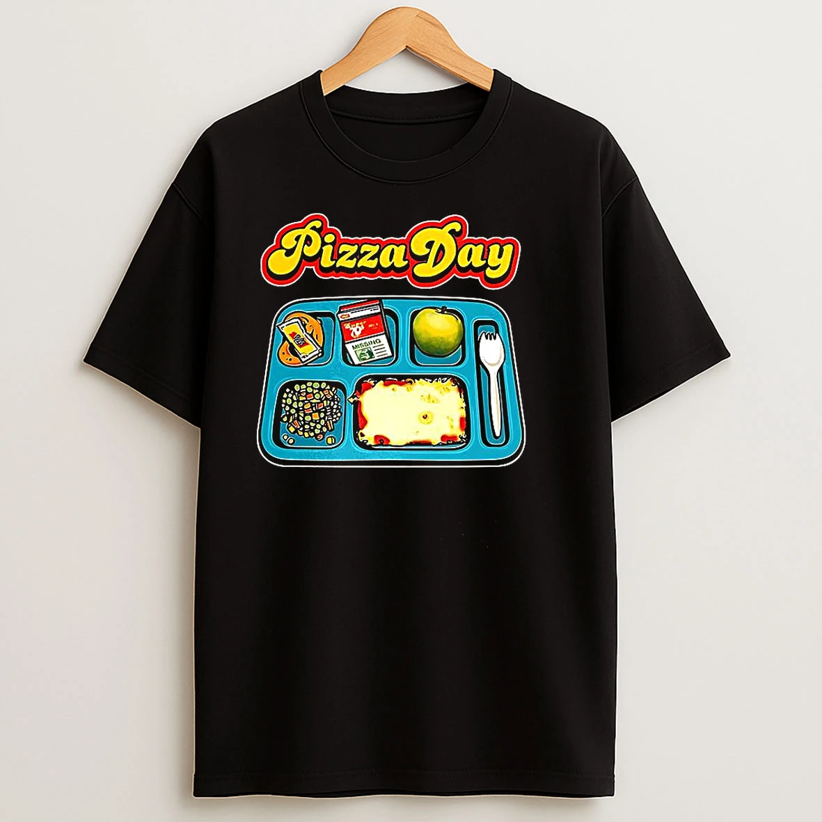 Pizza Day Packed Meal School Lunch T Shirts