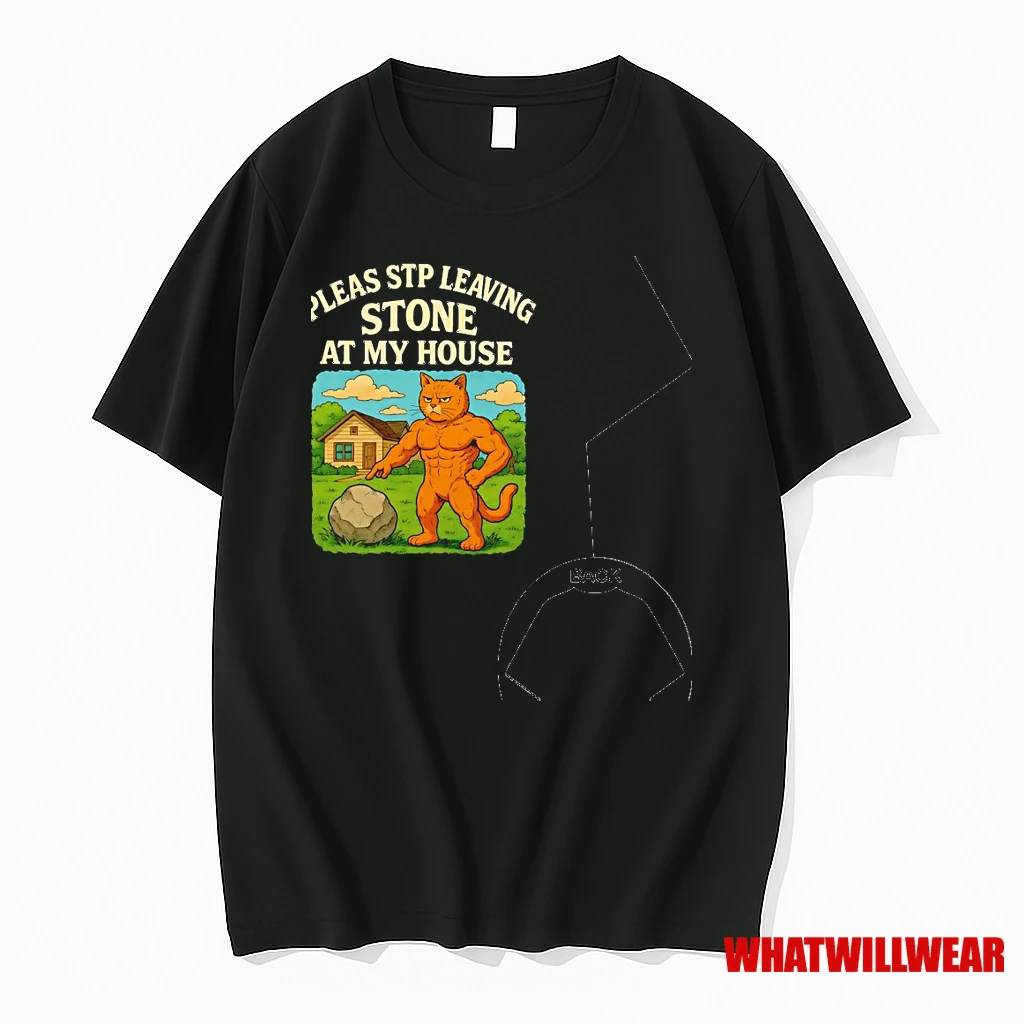 Pleas Stp Leaving Stone At My House Shirts