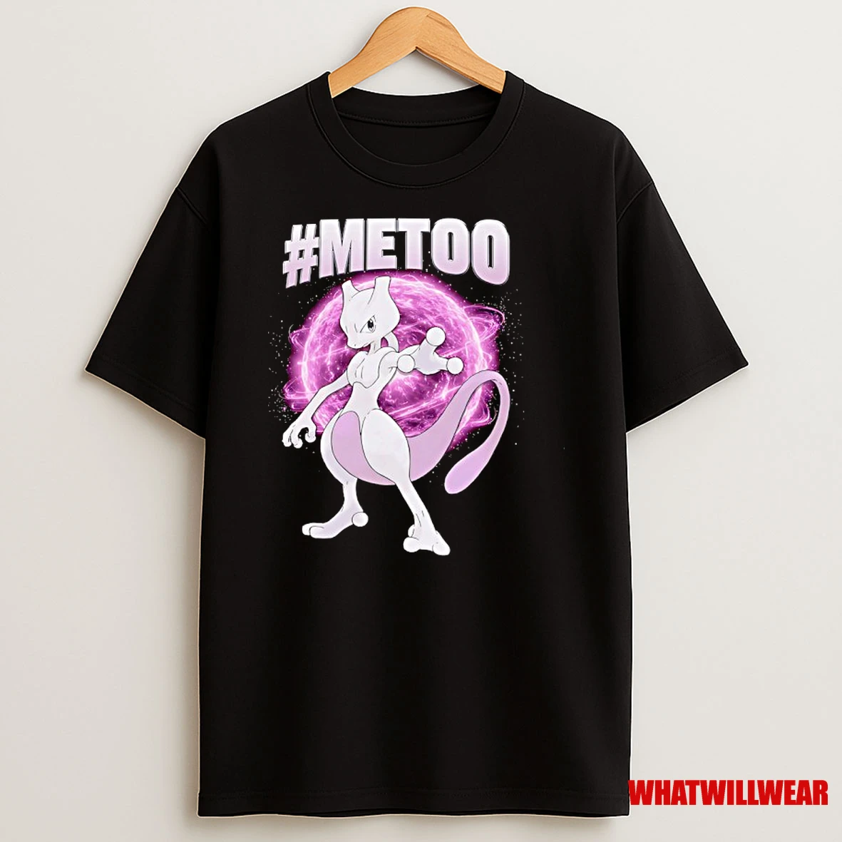 Pokemon Mewtwo Psychic Type Legendary Hash Metoo Shirts