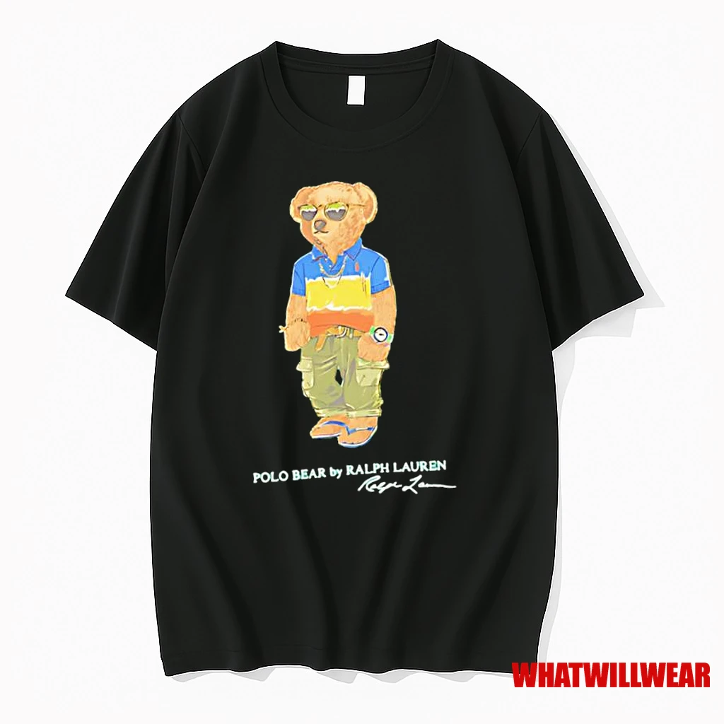 Polo Ralph Lauren Polo Bear Raft Green Signature Shirts