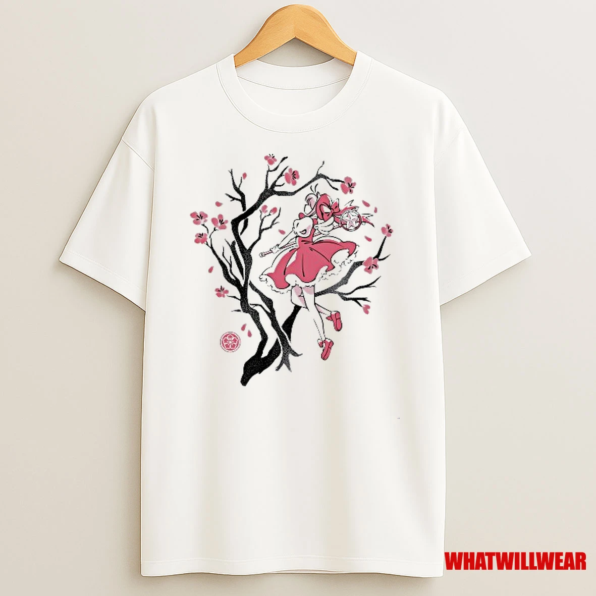 Pop Culture Wizard Sumie Sakura Flower Anime Shirts