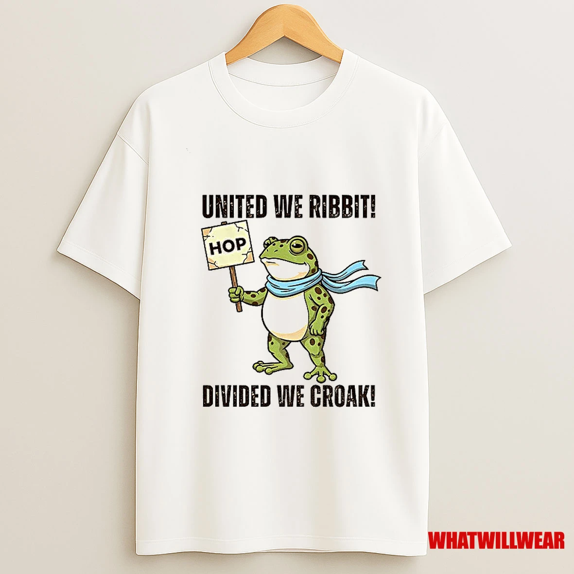 Portland Frog 2025 Hop United We Ribbit Divided We Croak Shirts