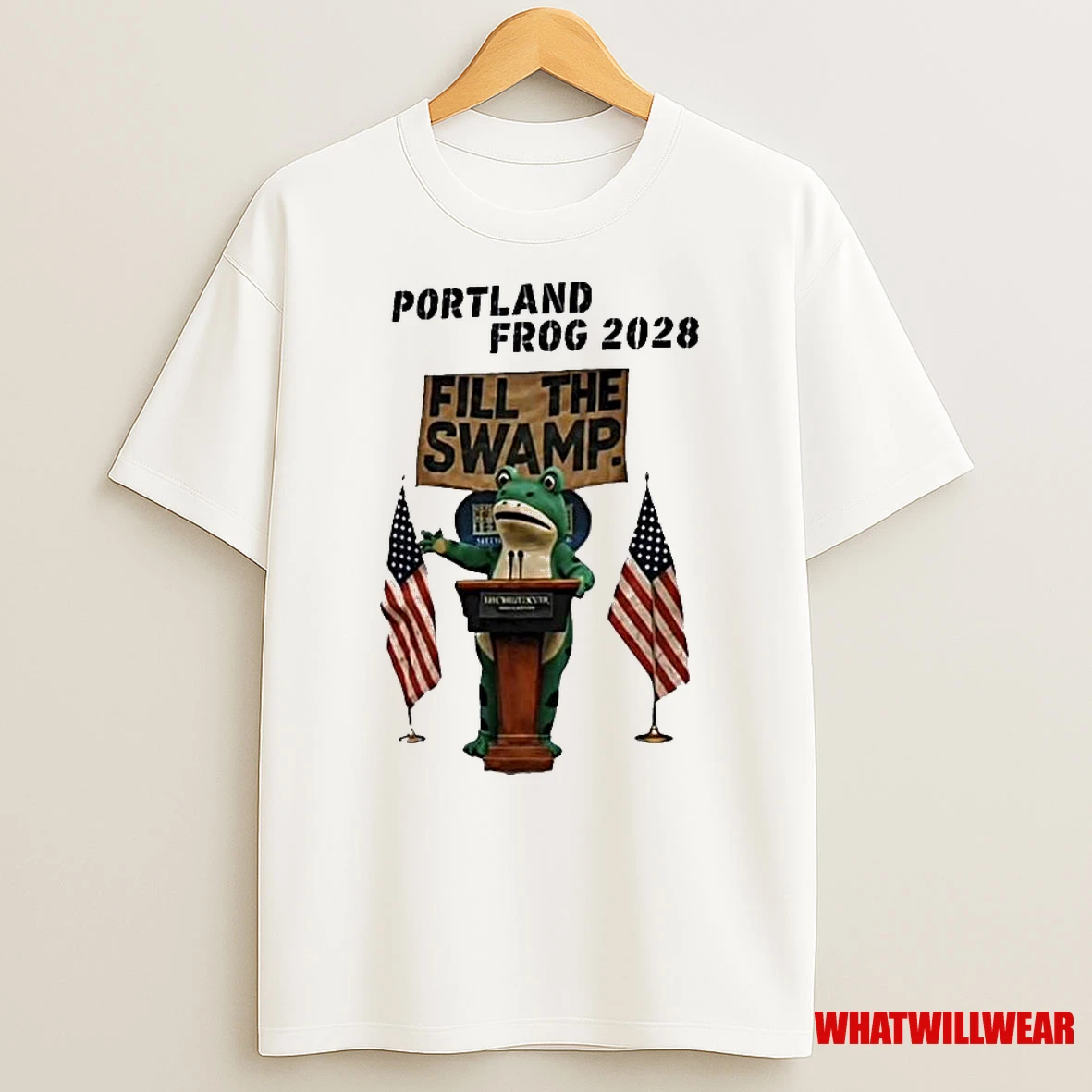 Portland Frog 2028 Fill The Sawmp Shirts