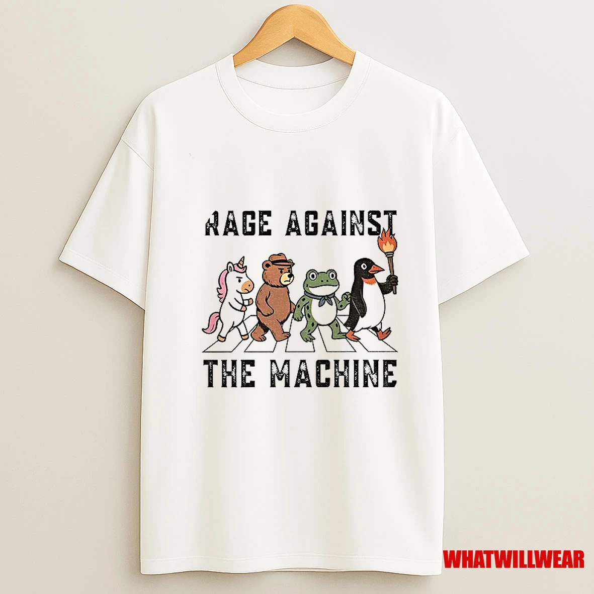 Portland Frog Anti Ice Animal Walking Rage Against The Machine Shirts