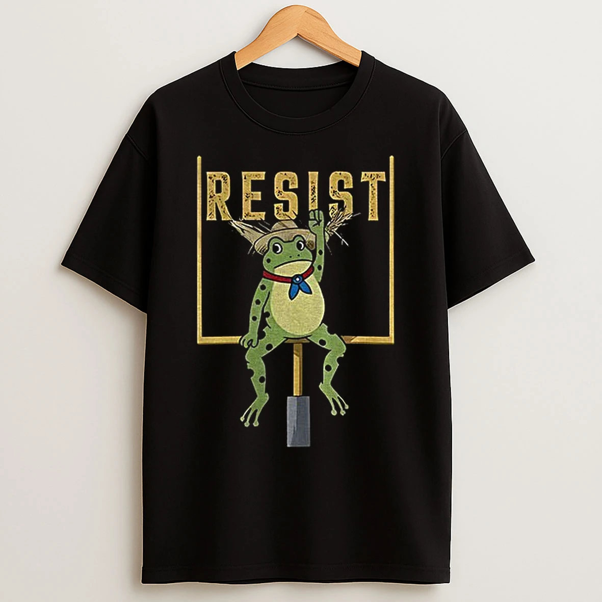 Portland Frog Anti Ice X Benito Frog Resist T Shirts