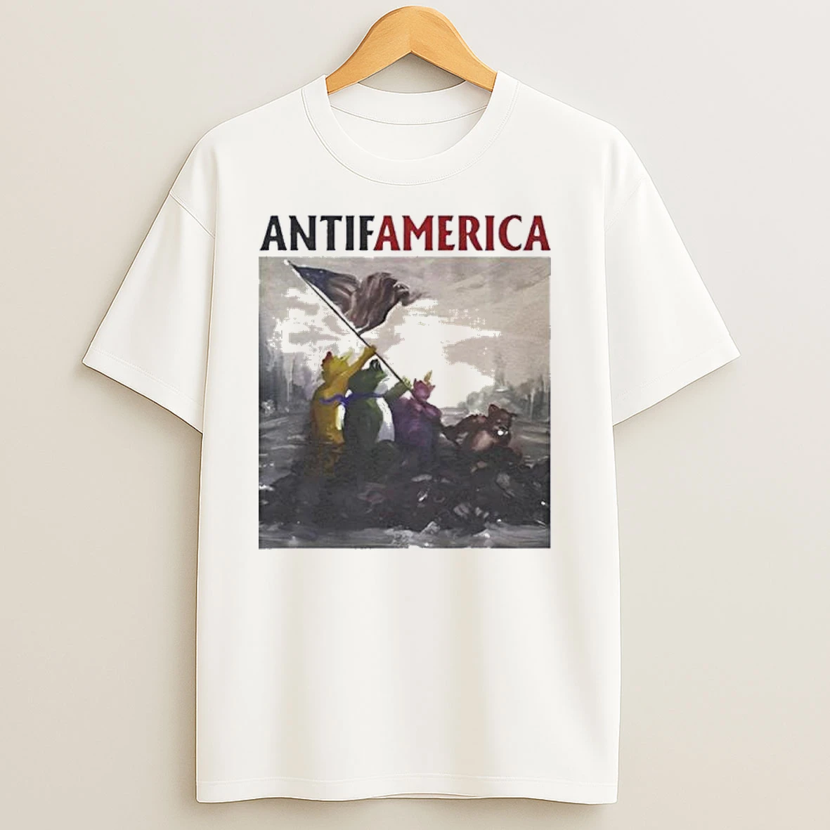 Portland Frog Antifamerica 2025 T Shirts