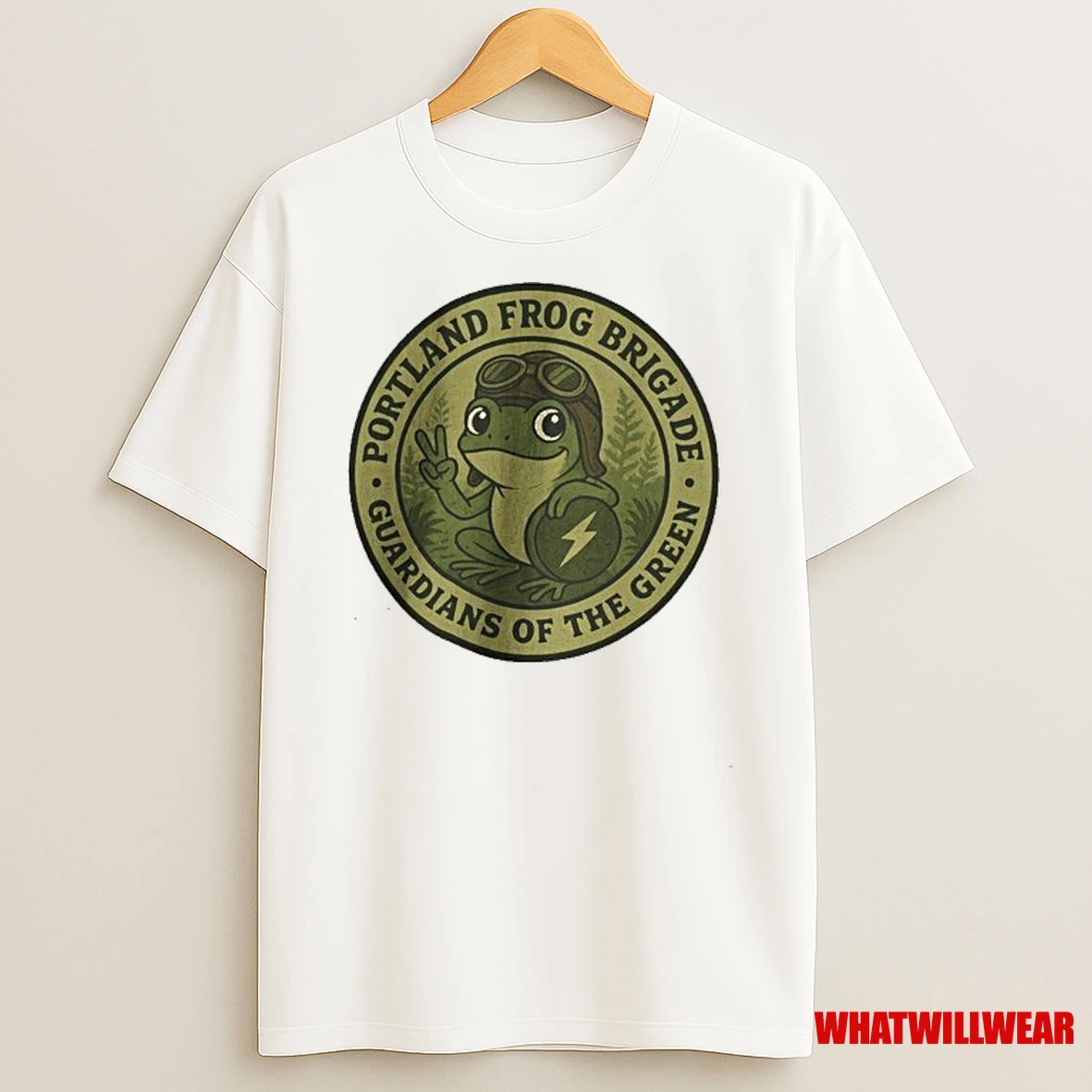Portland Frog Brigade Guardians Of The Green Anti Ice Fascist Shirts
