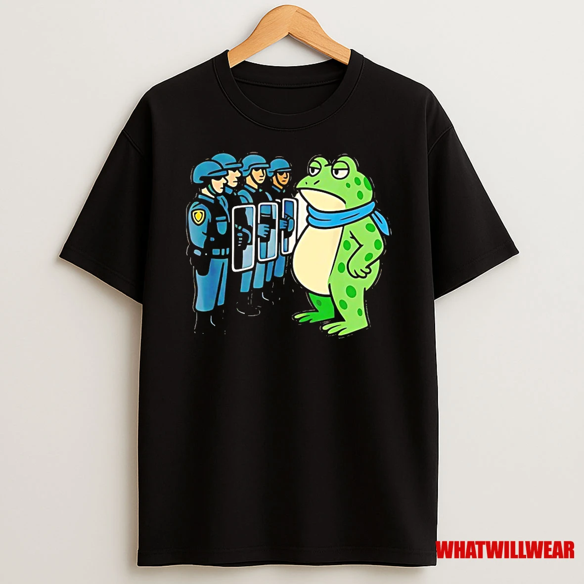 Portland Frog Courage To Speak Up Stand Shirts